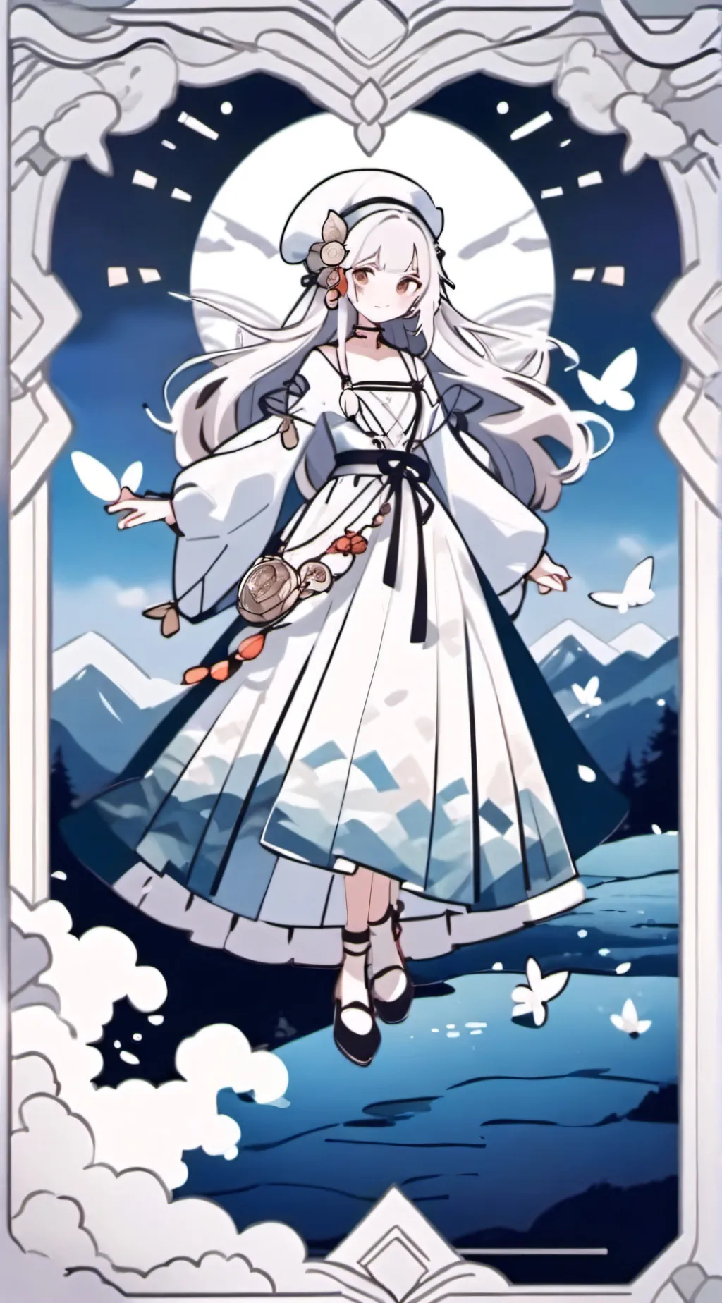 ai character: Naomi  background