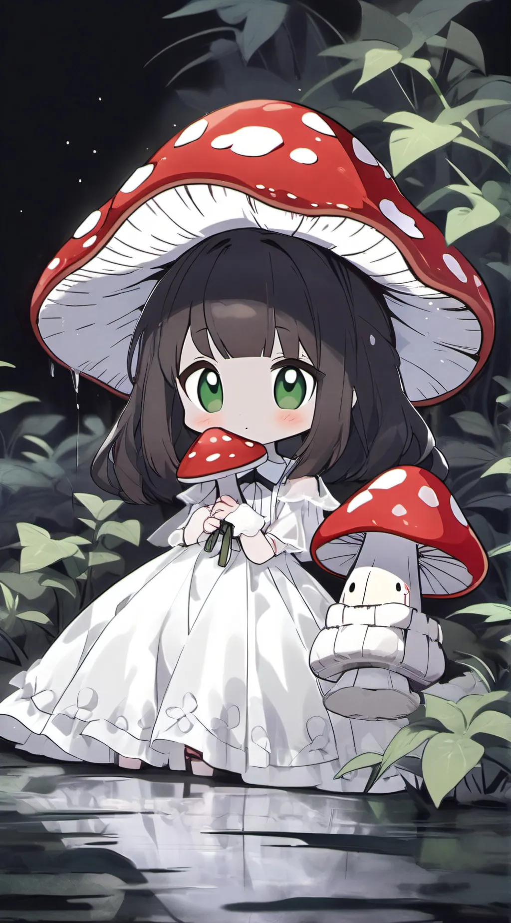 ai character: MELANIE MARTINEZ background