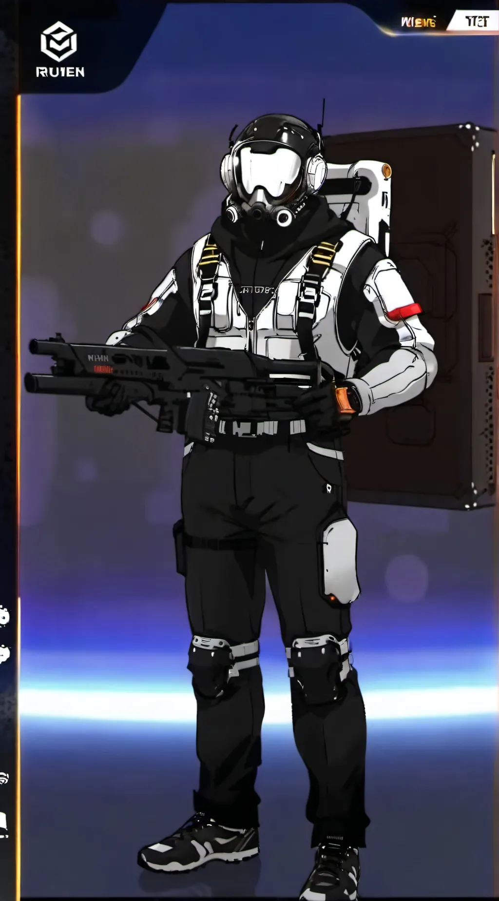 ai character: titan tvman 3.0 background