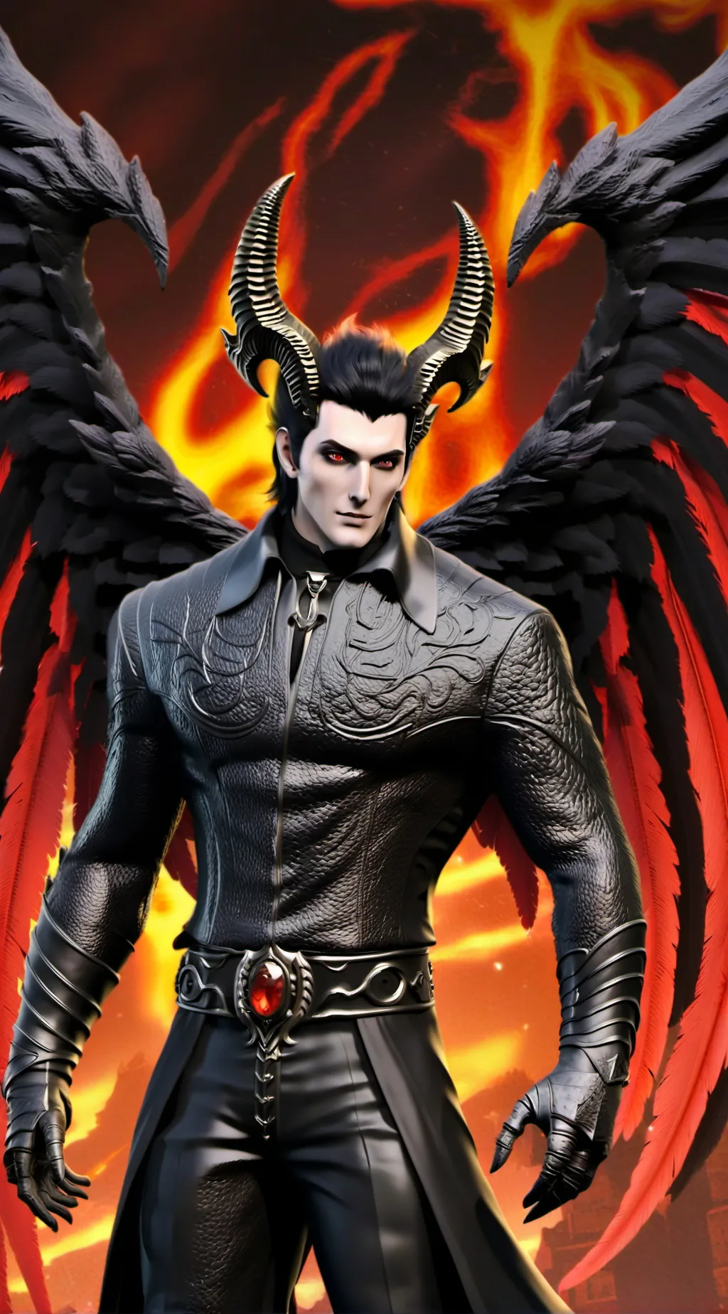 ai character: Chris motionless  background