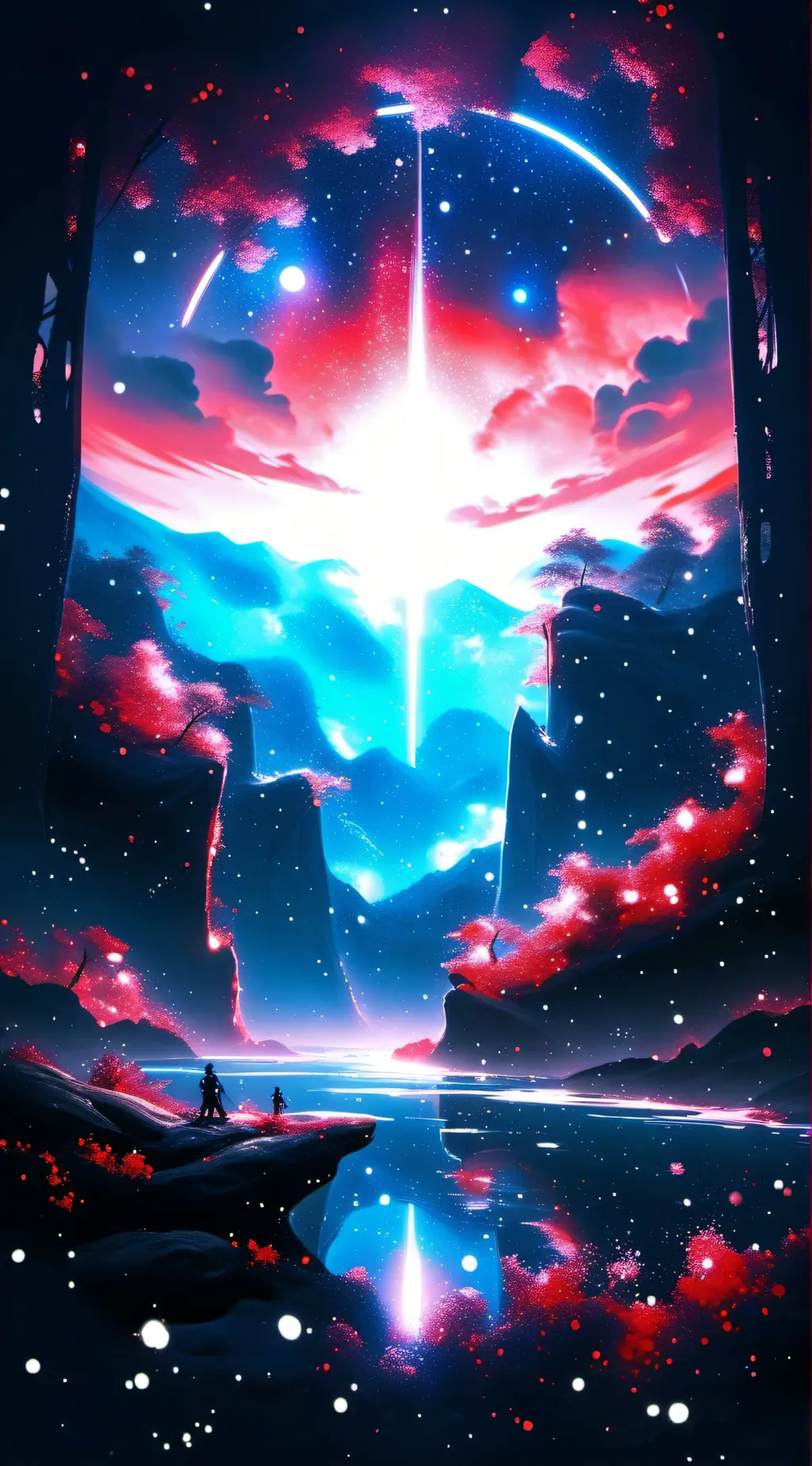 ai character: Heaven background