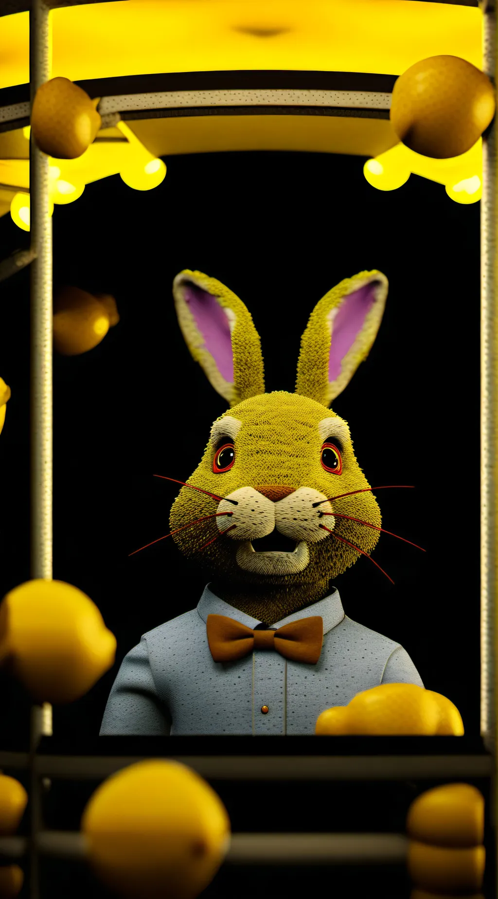 ai character: Pit Bonnie fnaf background