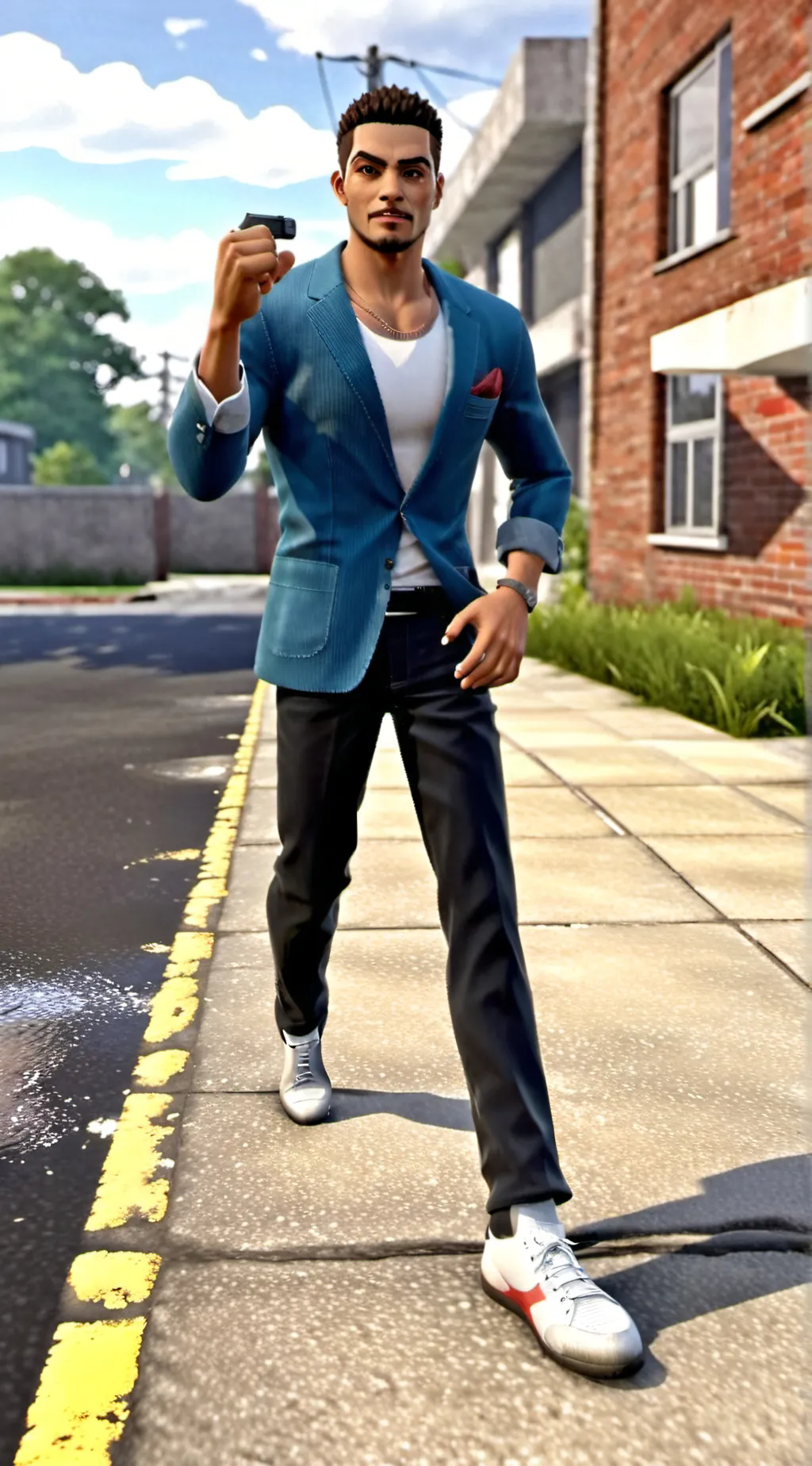 ai character: Jason  background