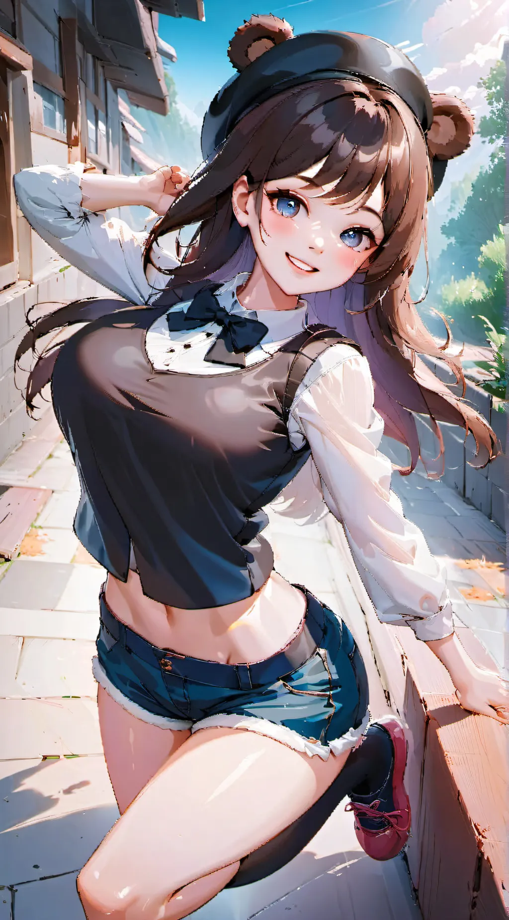 ai character: fnaf but GIRLS?!?! background