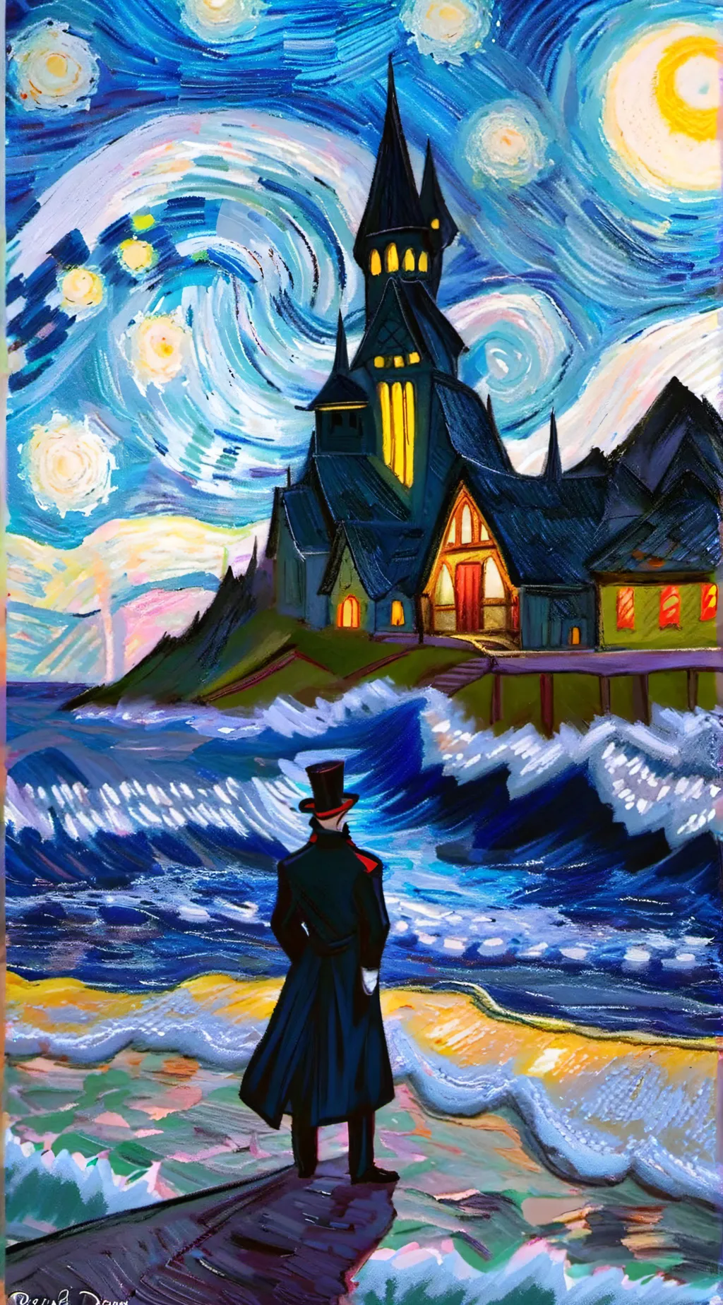 ai character: Hazbin hotel background