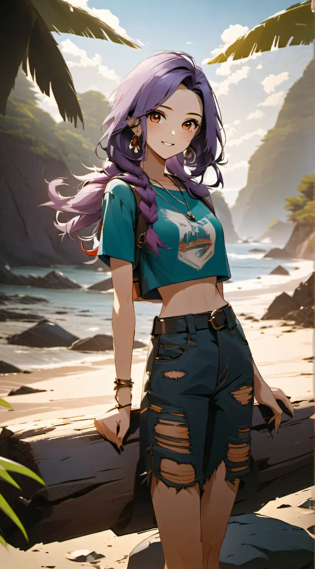 ai character: Crystal background