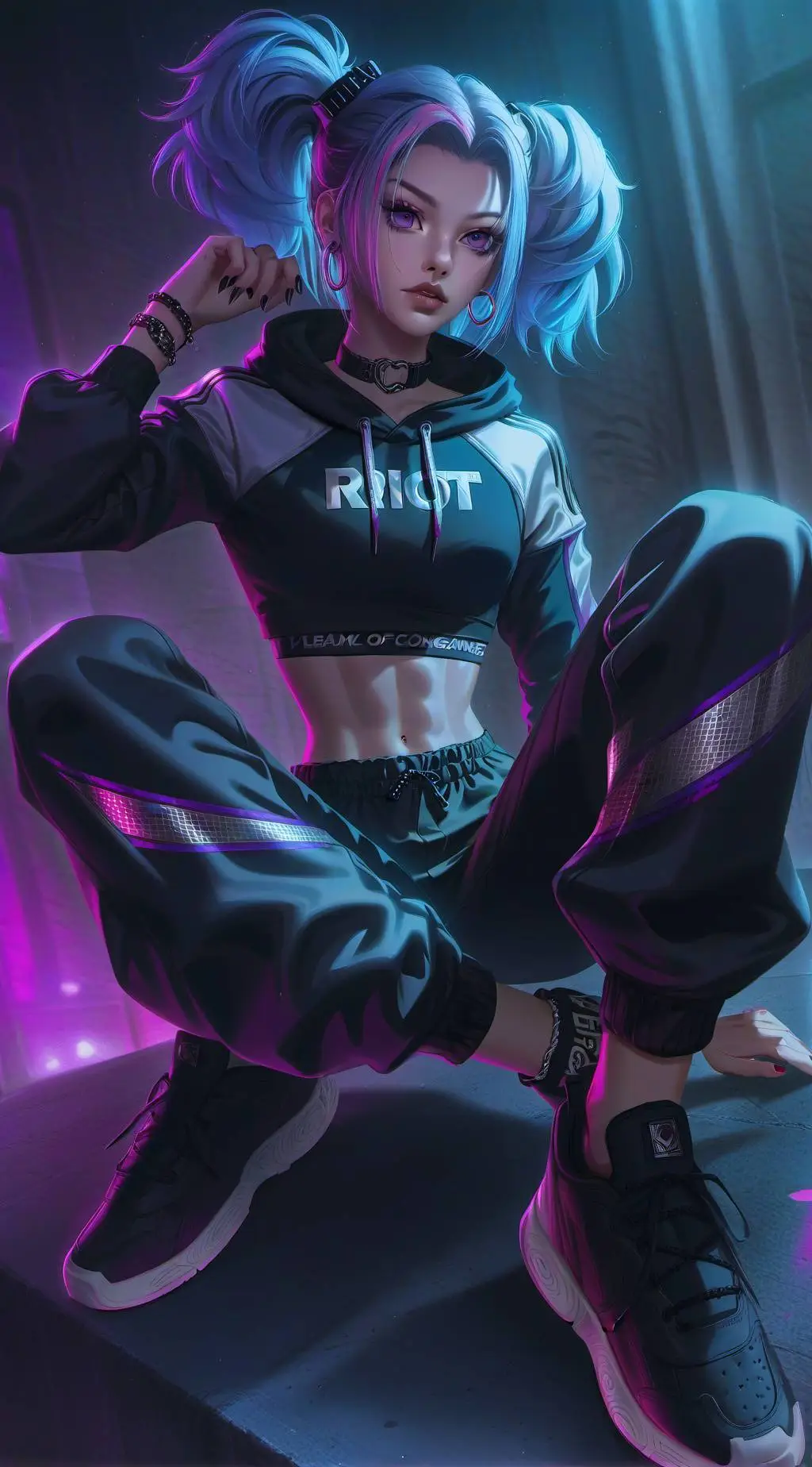 ai character: ashley background