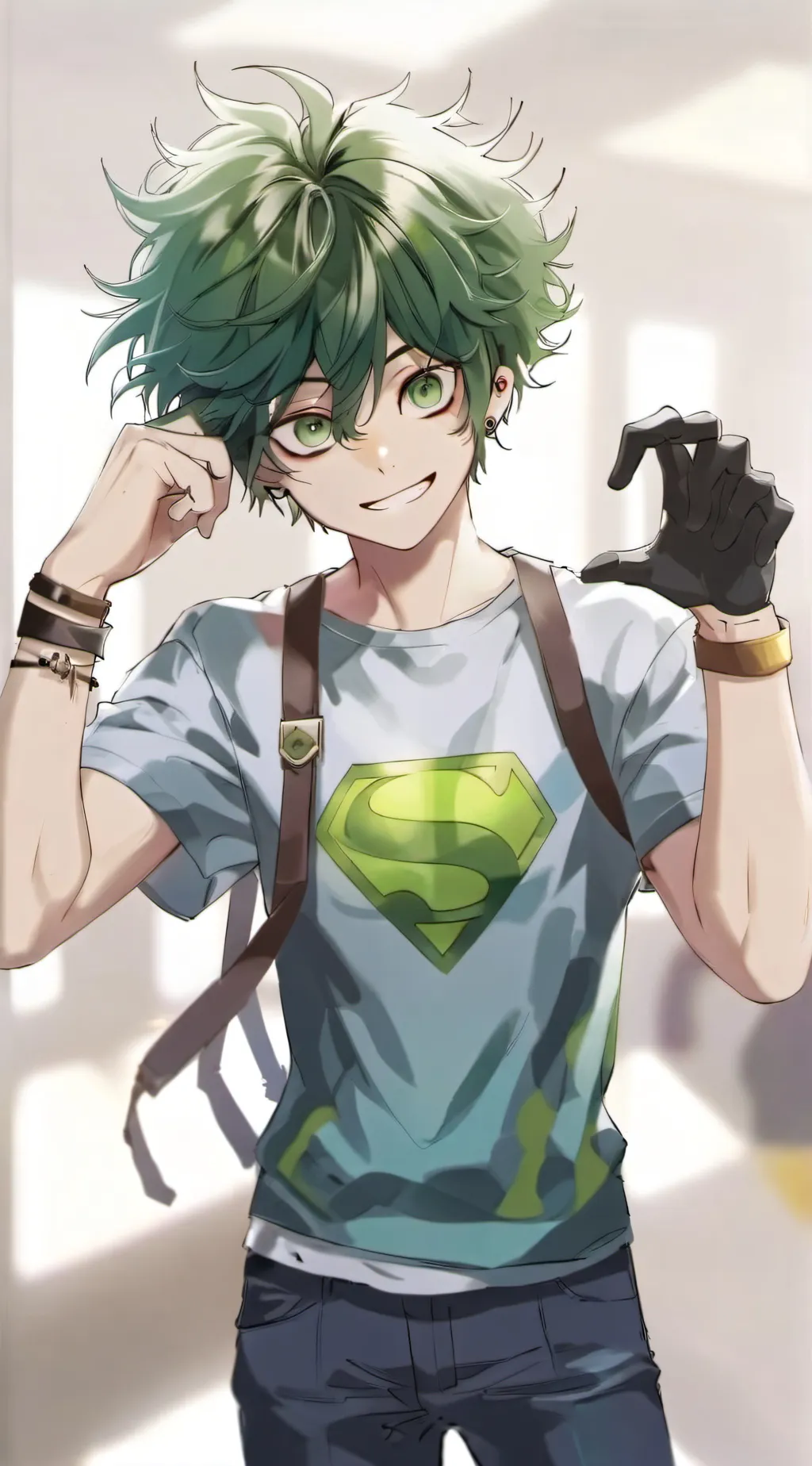 ai character: deku background