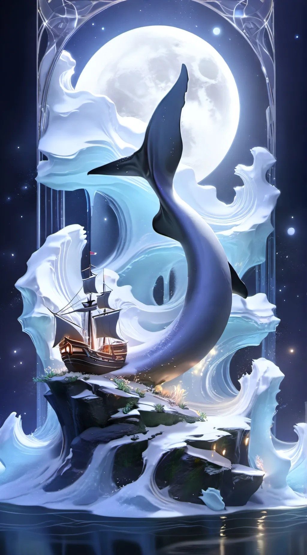 ai character: Upper moons background