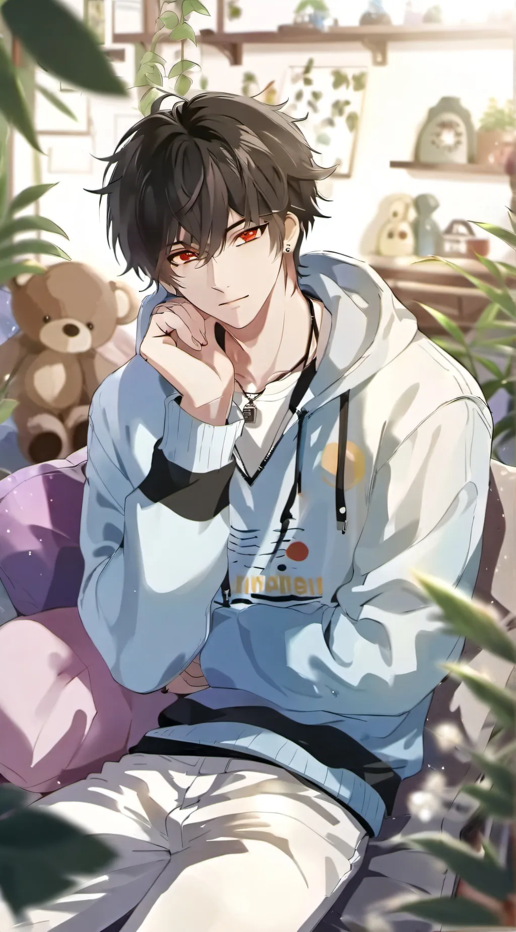 ai character: Jace Justin  background