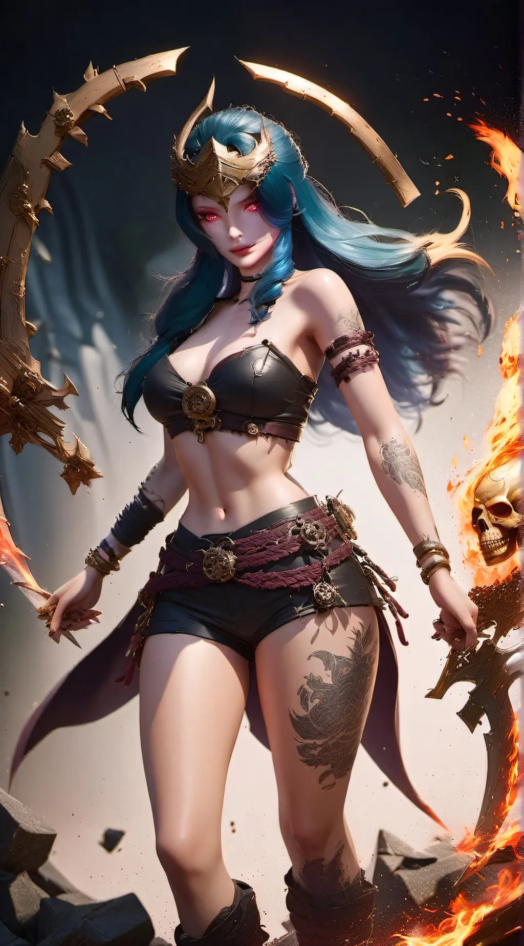 ai character: Mina background