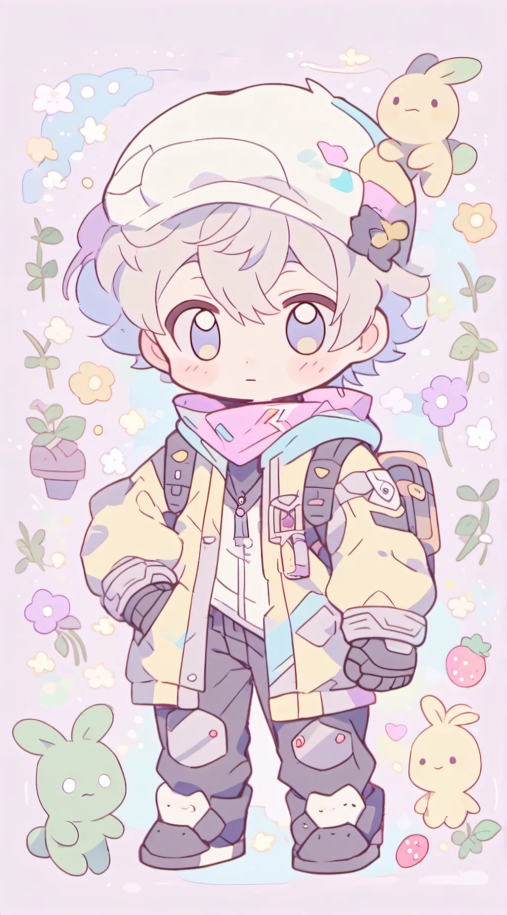 ai character: newt  background