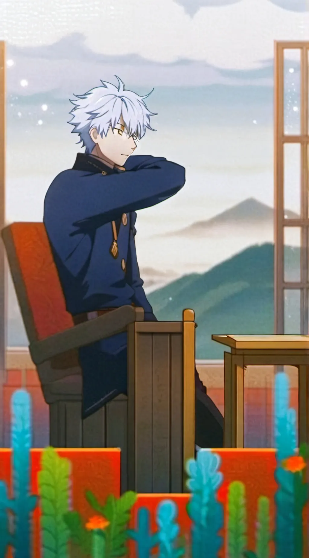 ai character: Michael  background