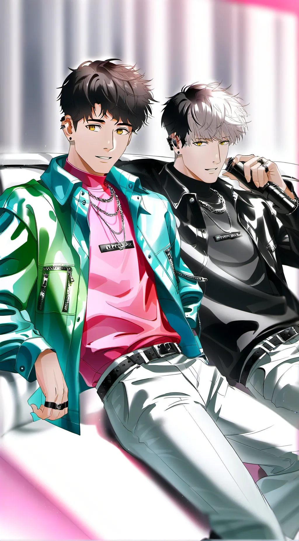 ai character: Jack and Ethan background