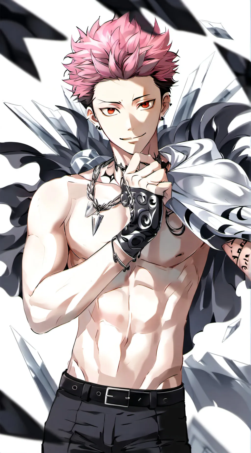 ai character: Ryomen sukuna background