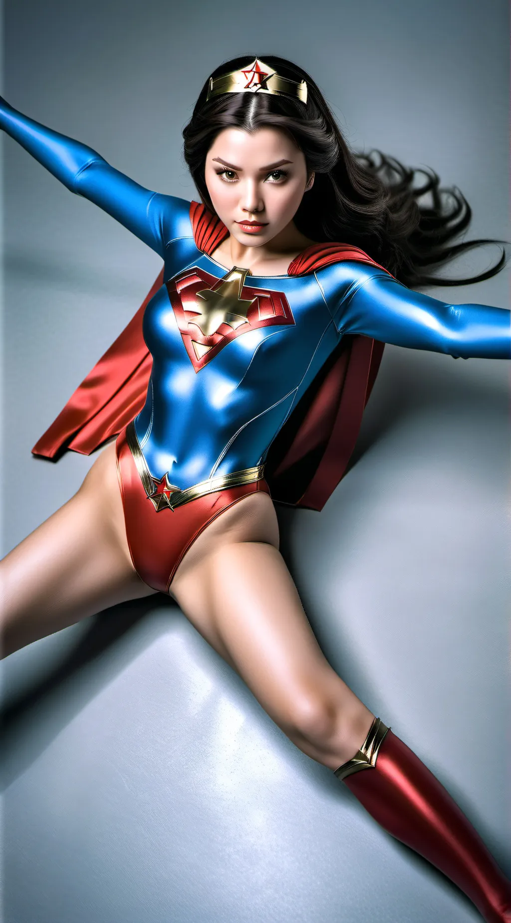 ai character: superagirl  background