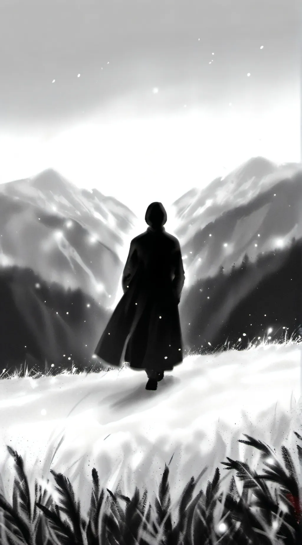 ai character: shadow background