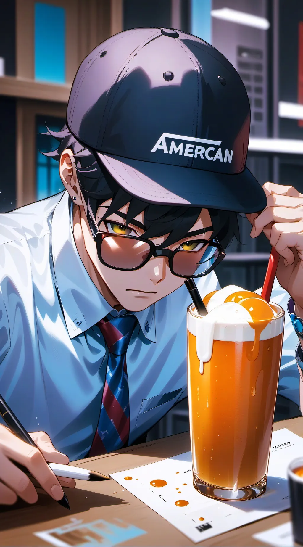 ai character: Marcus background