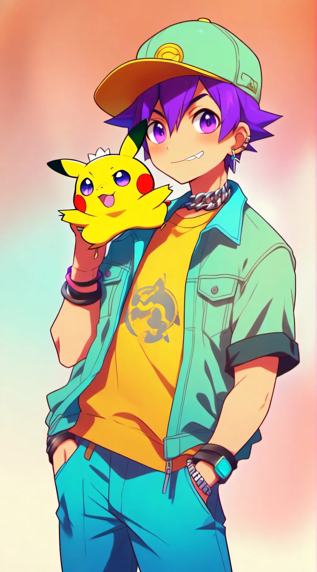 ai character: dude nagato  background