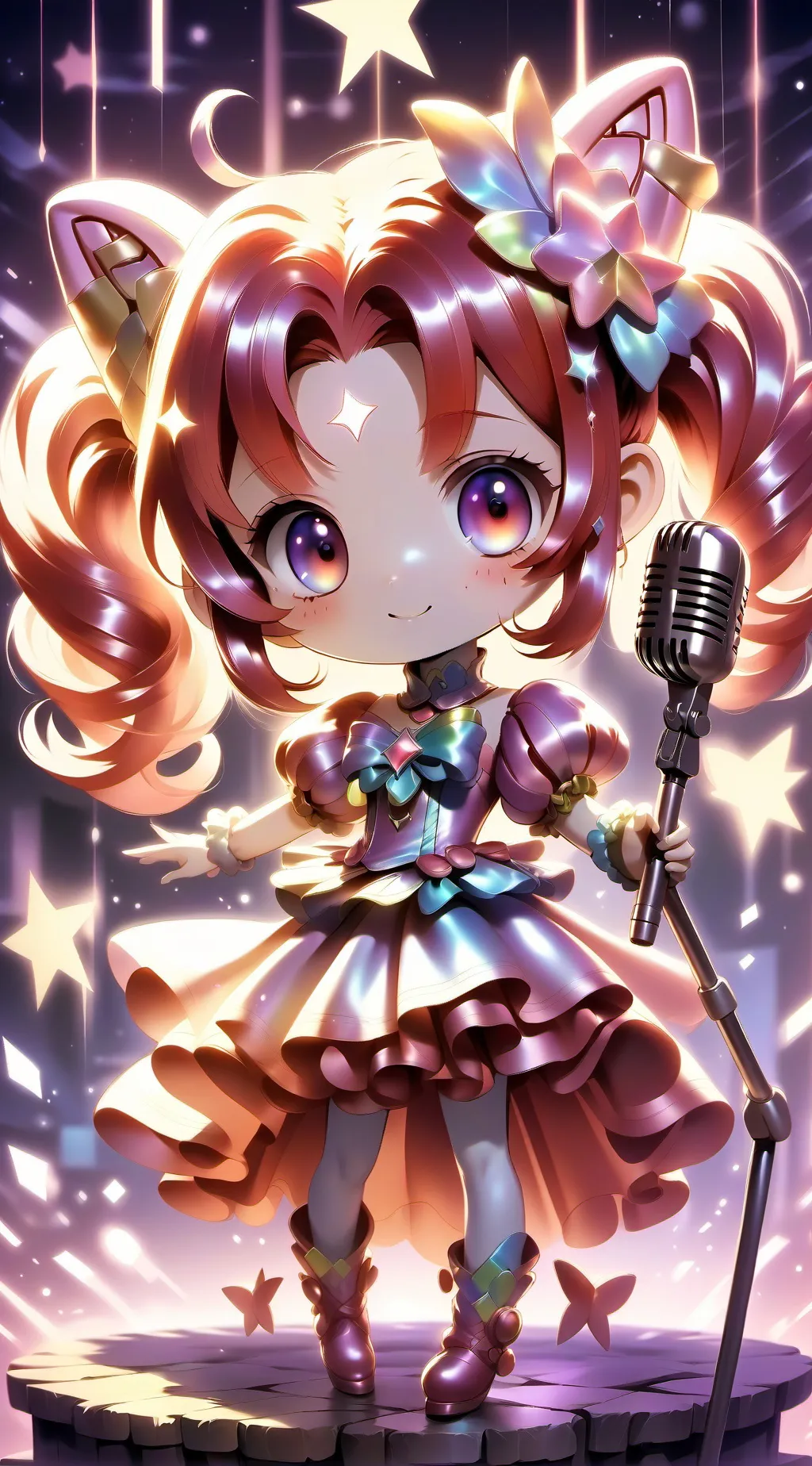 ai character: Circus baby background