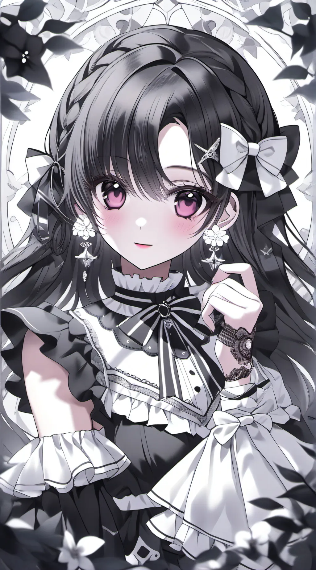 ai character: Miss Circle background