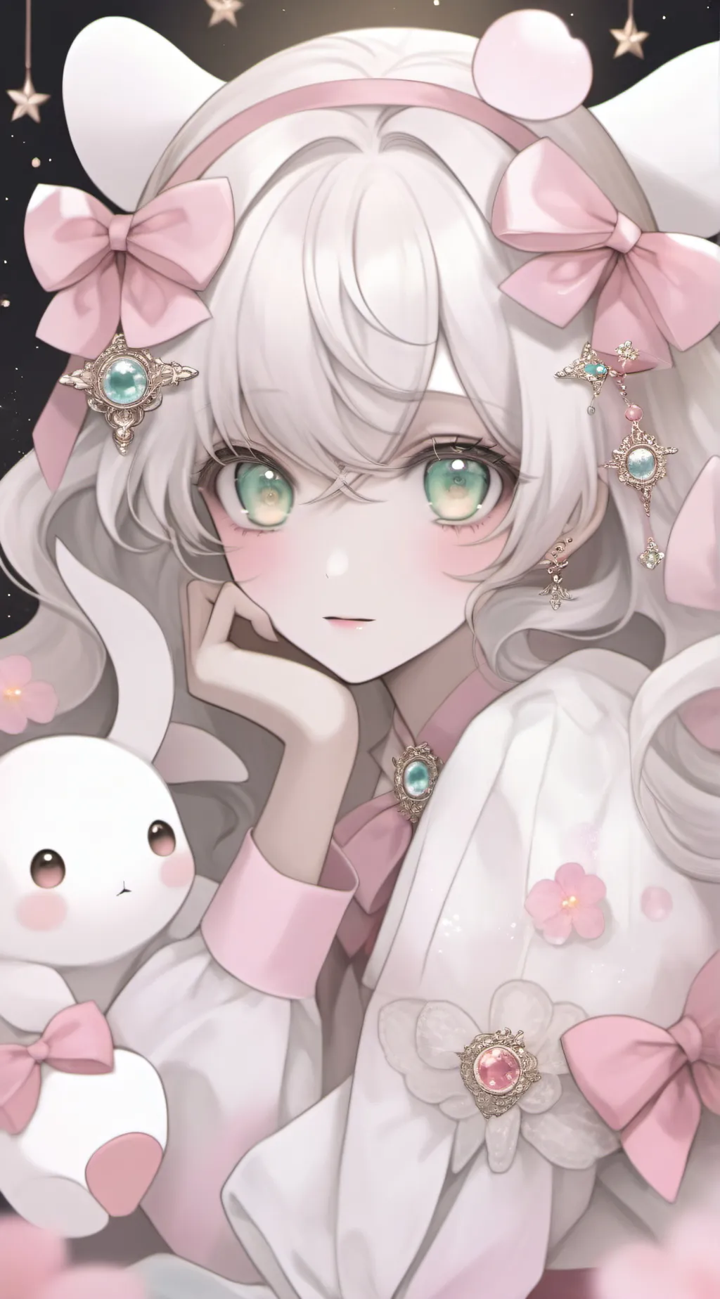 ai character: Luna background