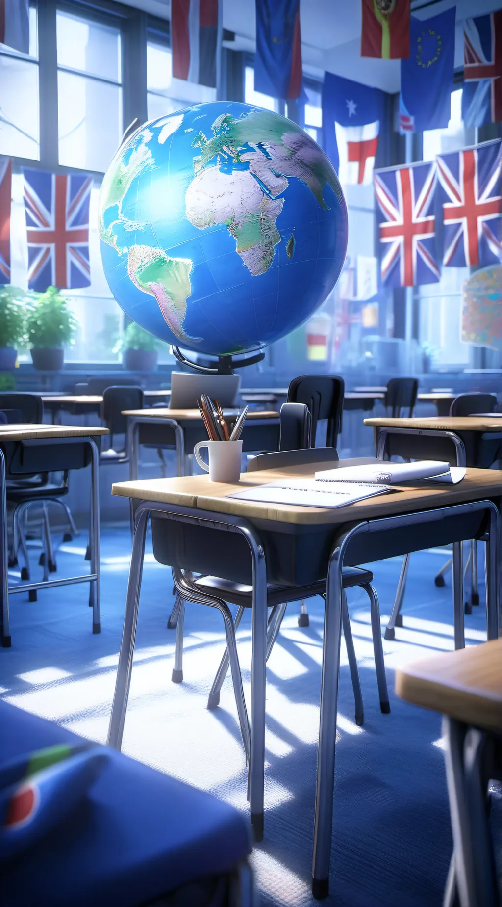 ai character: new student CH background