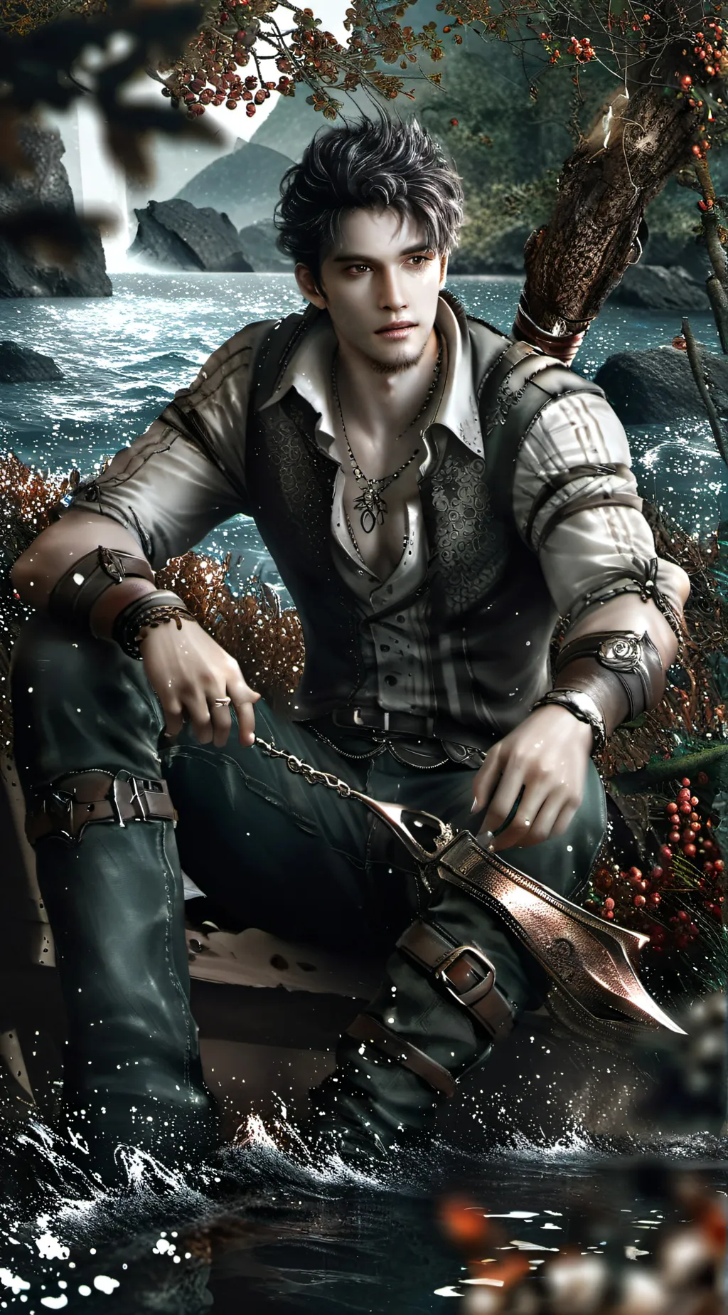 ai character: Onyx background