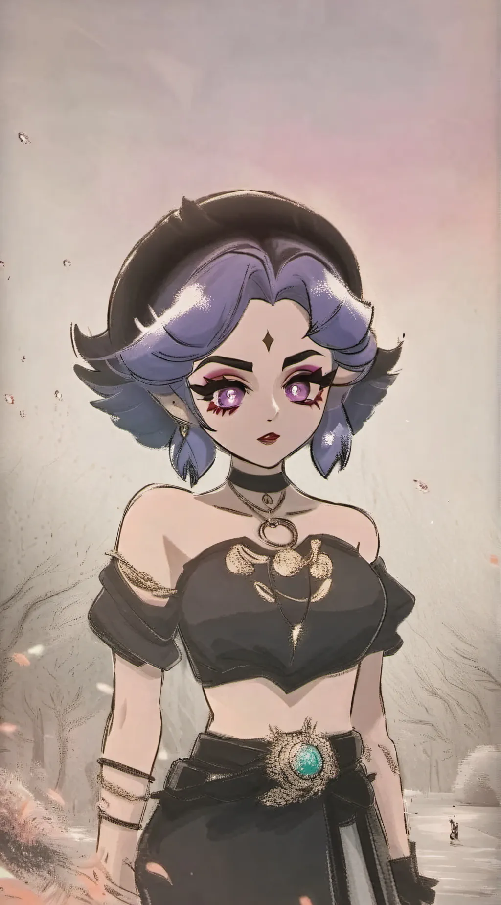 ai character: gojo's sister  background