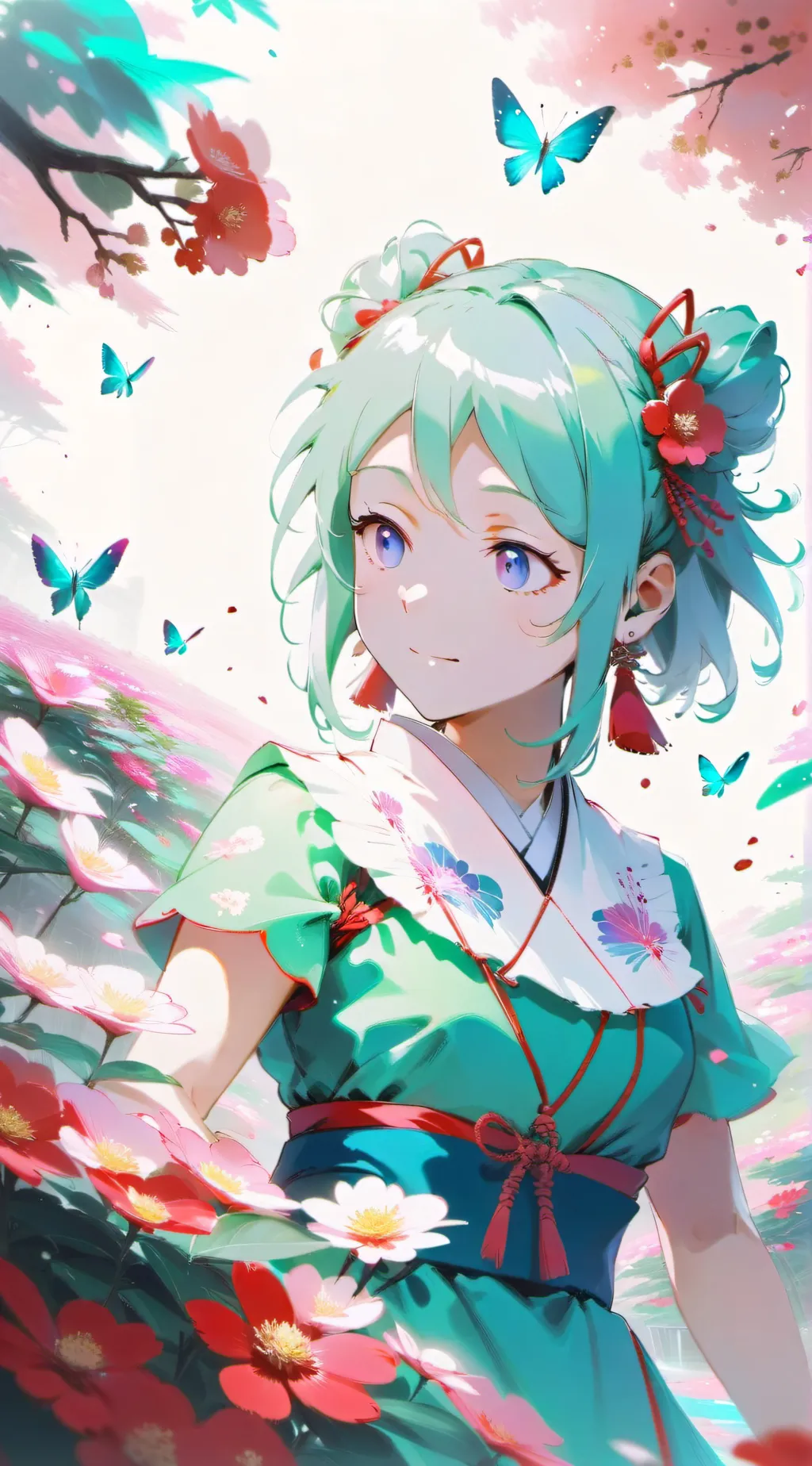 ai character: deku background