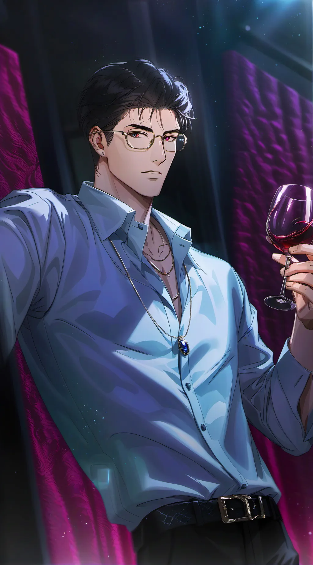 ai character: William bourbon background