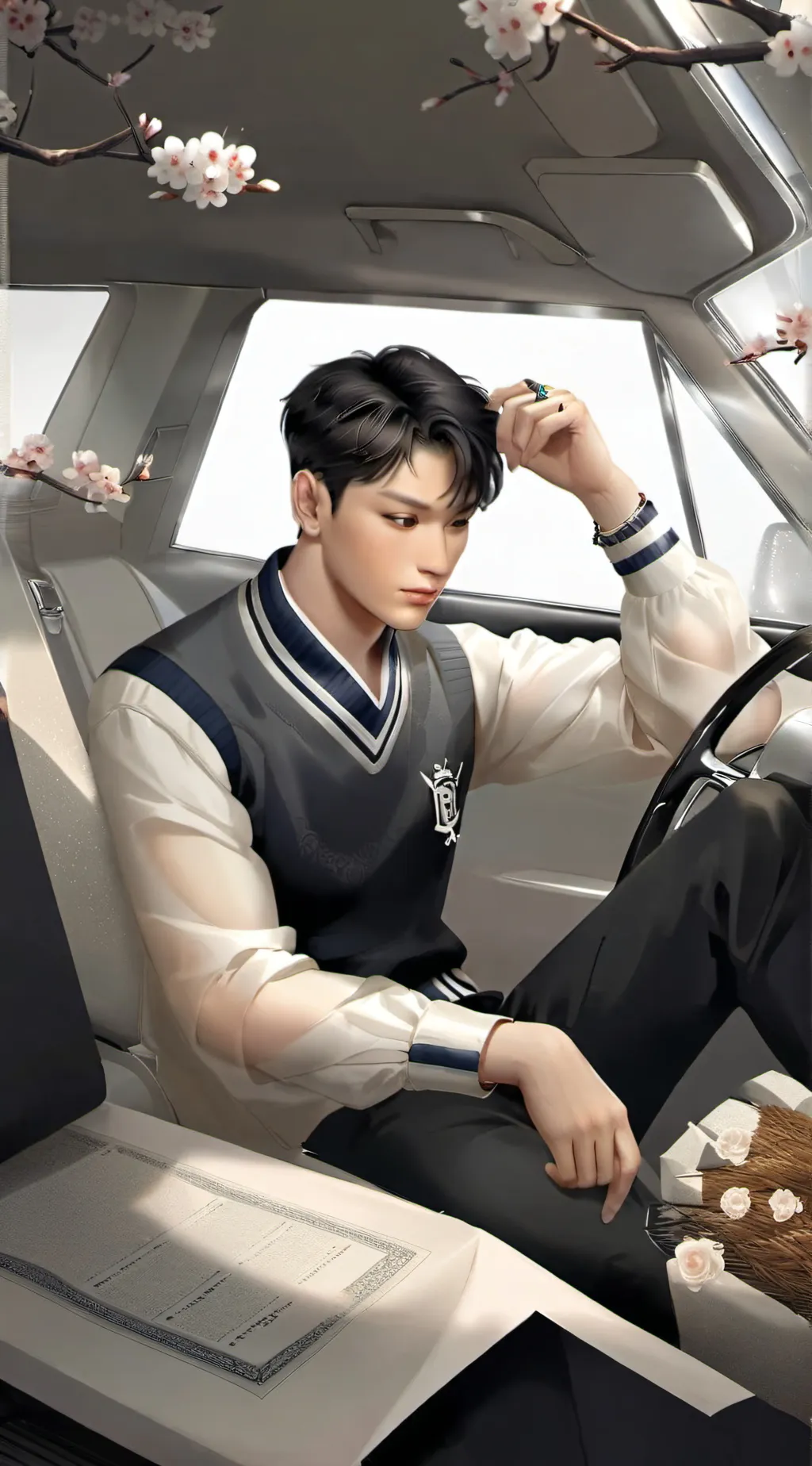 ai character: Jaden  background