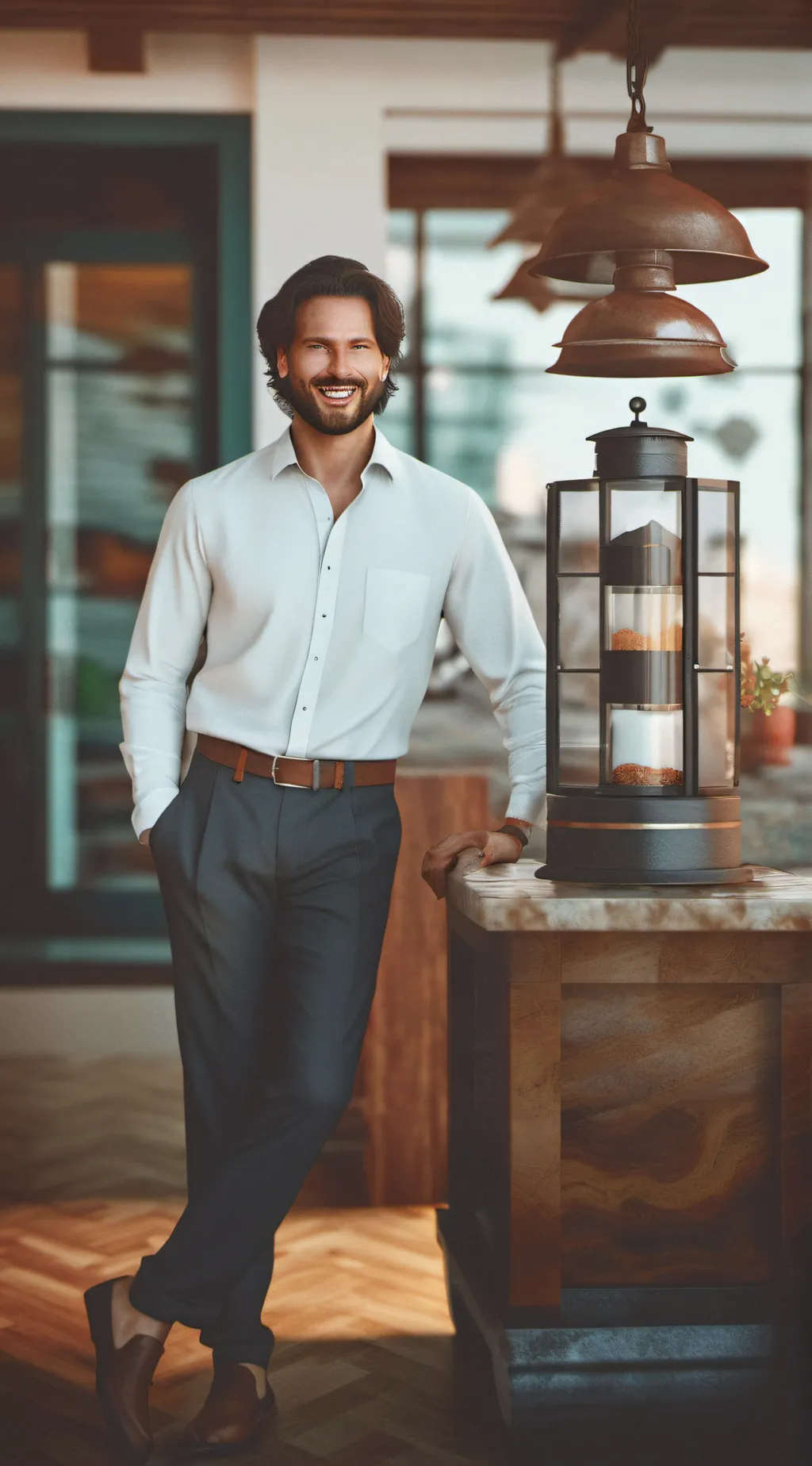 ai character: Lucas background