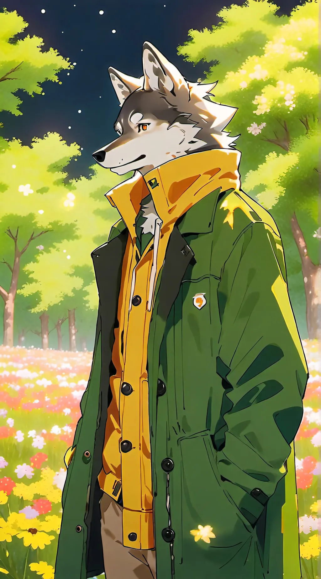 ai character: Darryl  background