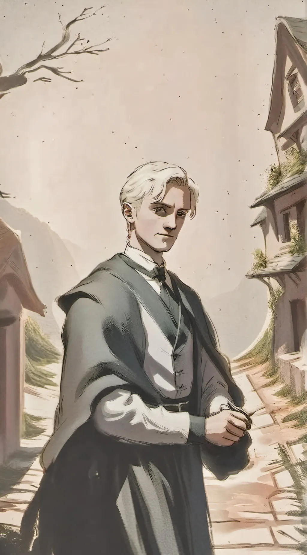 ai character: Malfoy house background
