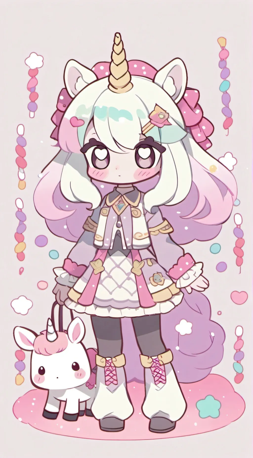 ai character: Crafty corn background