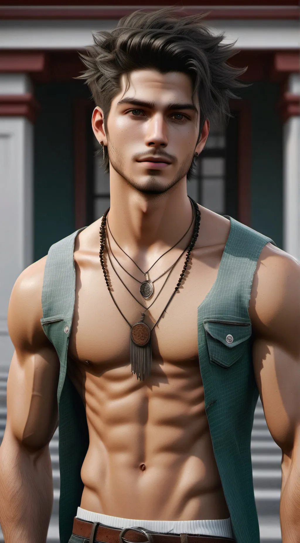 ai character: Zack  background