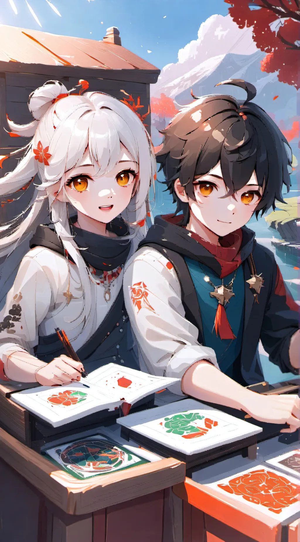 ai character: lisseth🌿🙎🏻 background