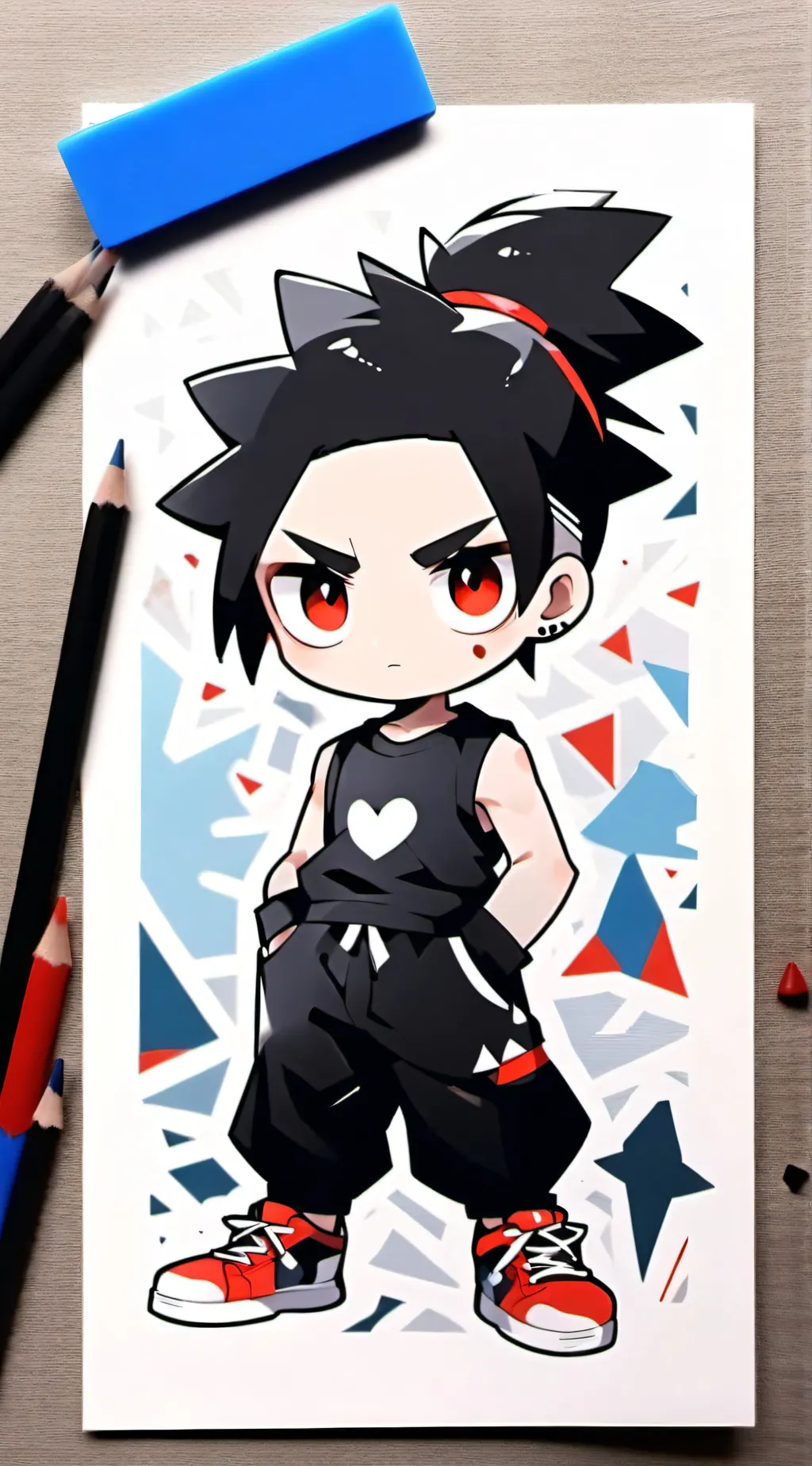 ai character: Garu background