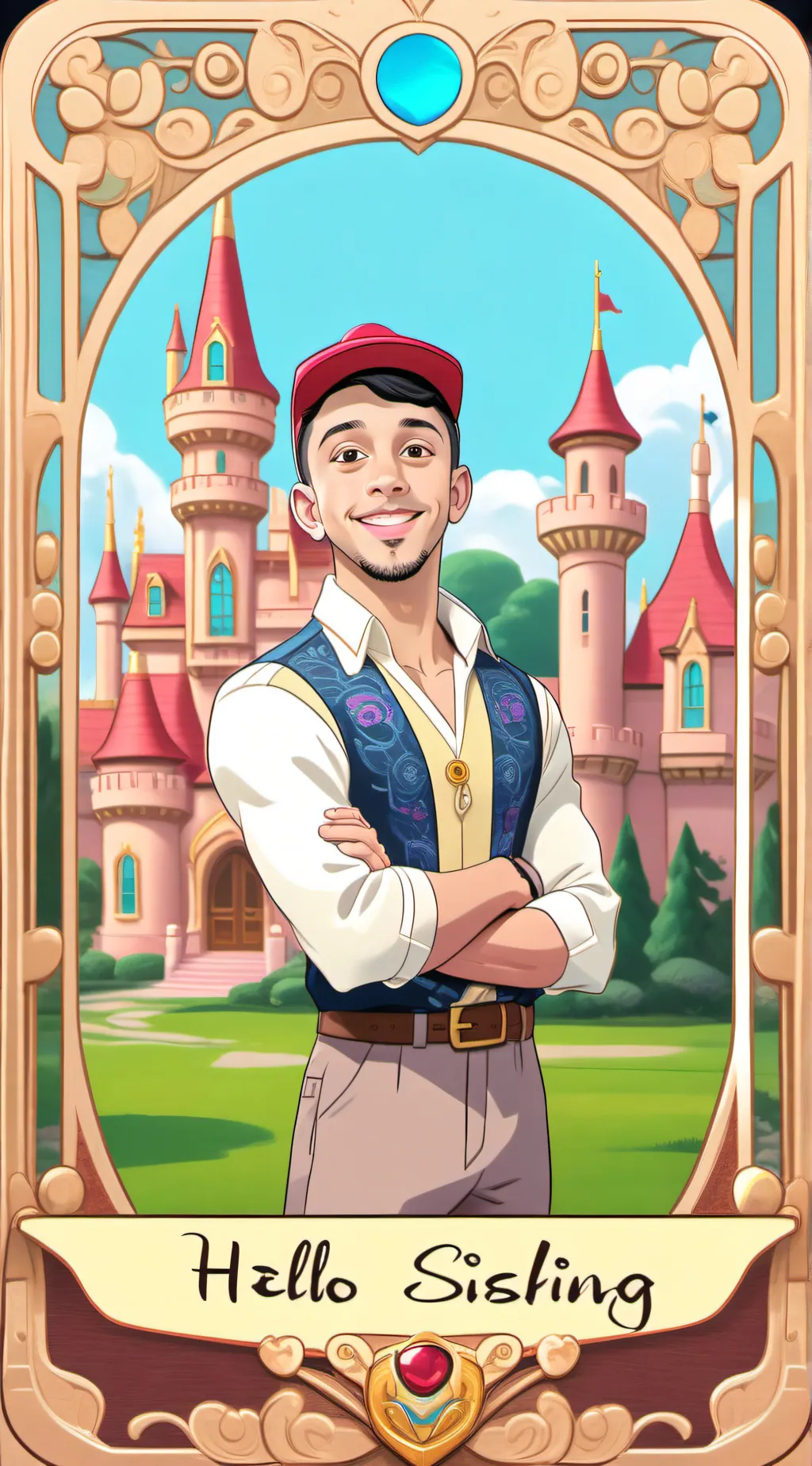 ai character: Faze rug background