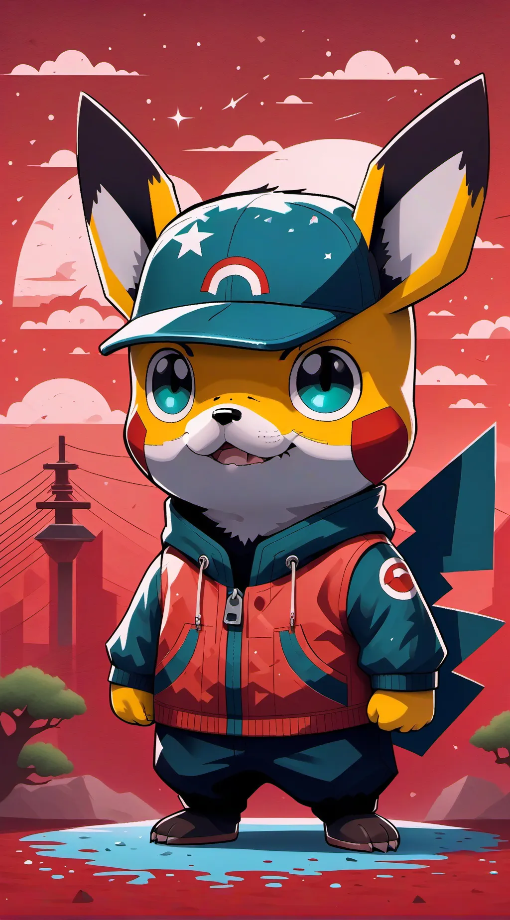 ai character: piku background