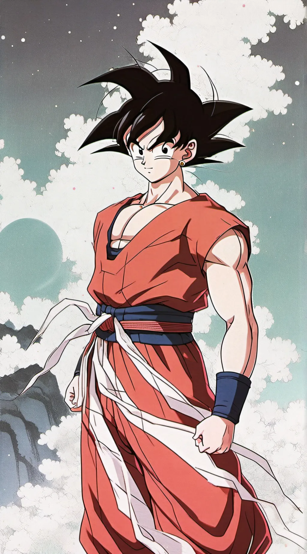 ai character: Dragon ball background