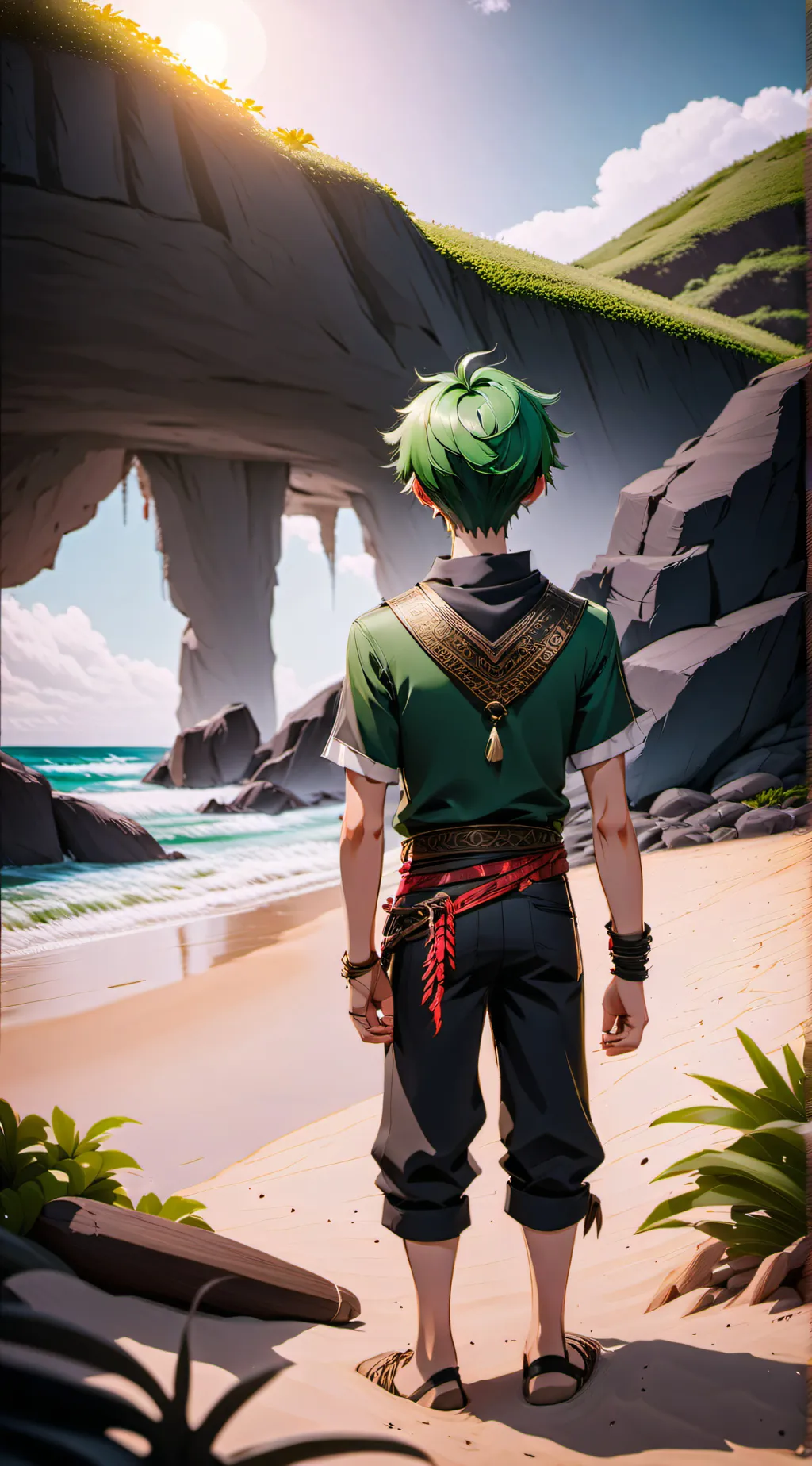 ai character: Mha feild trip background