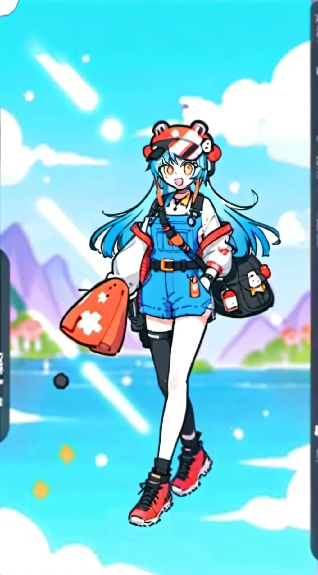 ai character: Hatsune miku background