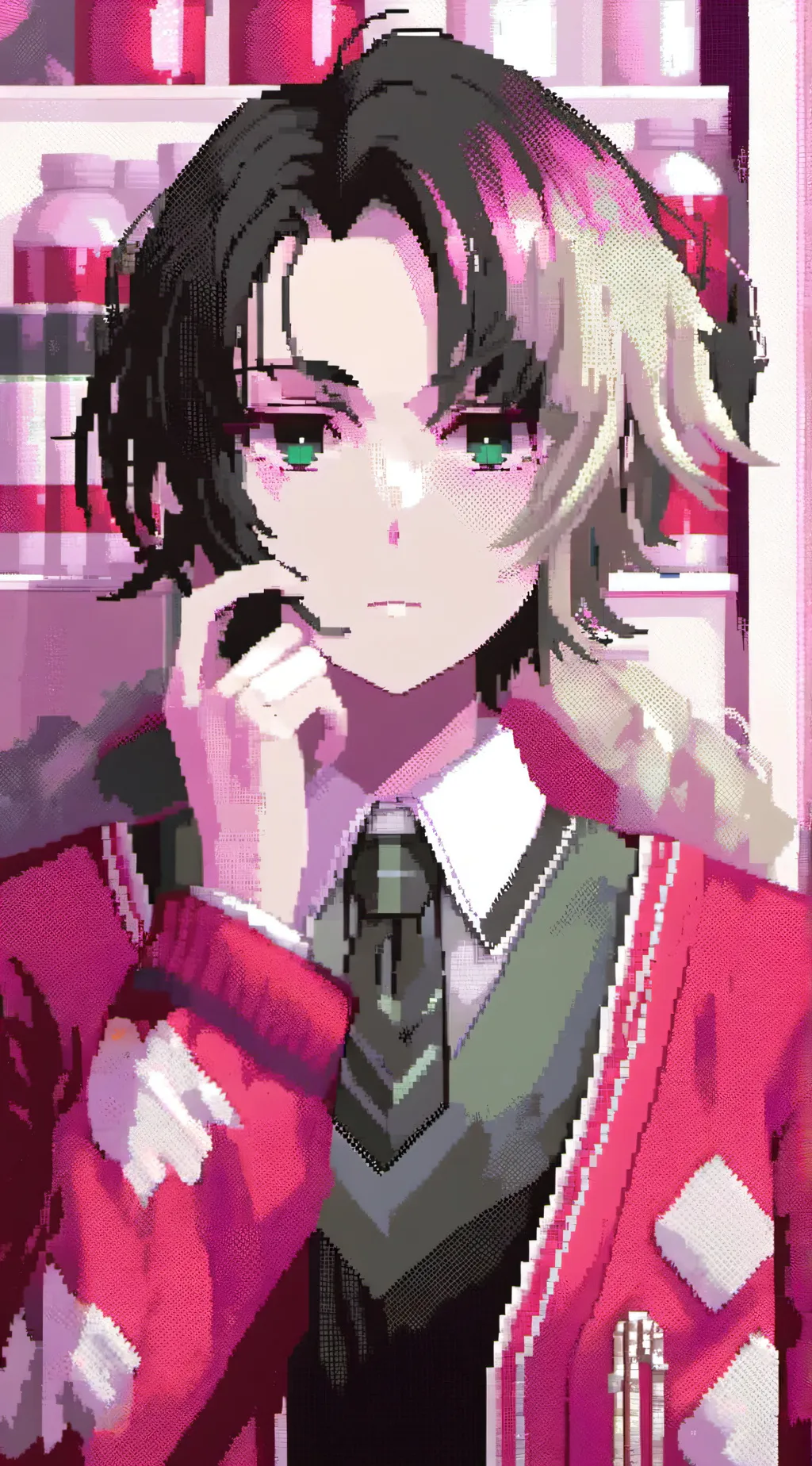 ai character: cheated background