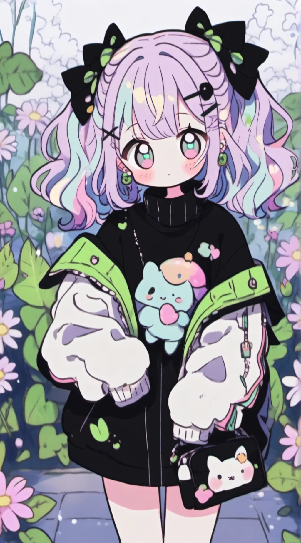 ai character: Fpe prom (but sad) background