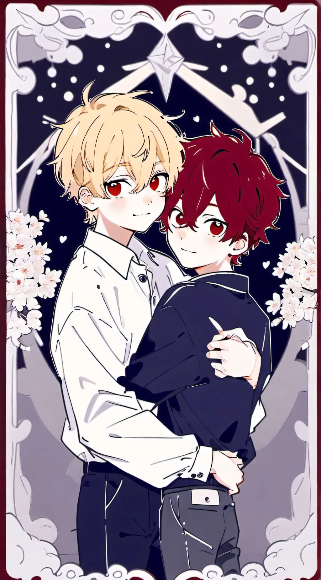 ai character: mha dads❤️🧡 background