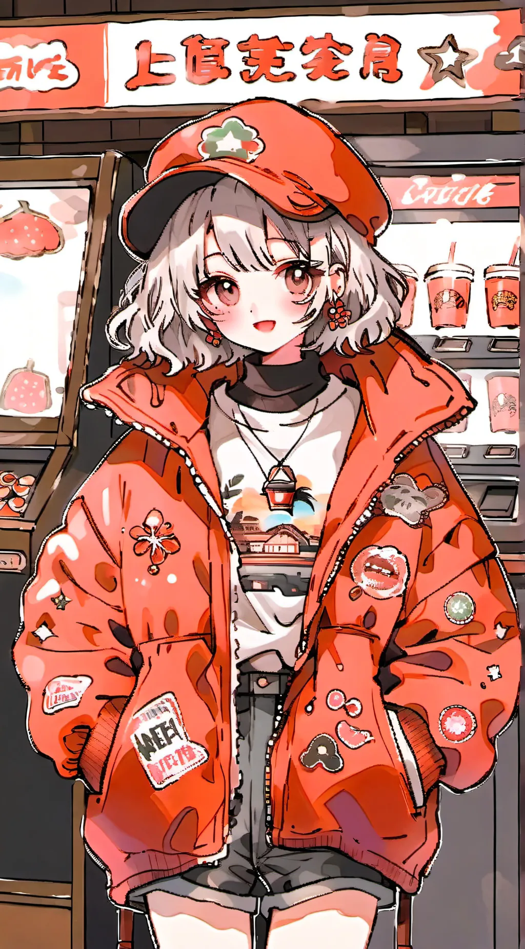 ai character: Veronica  background