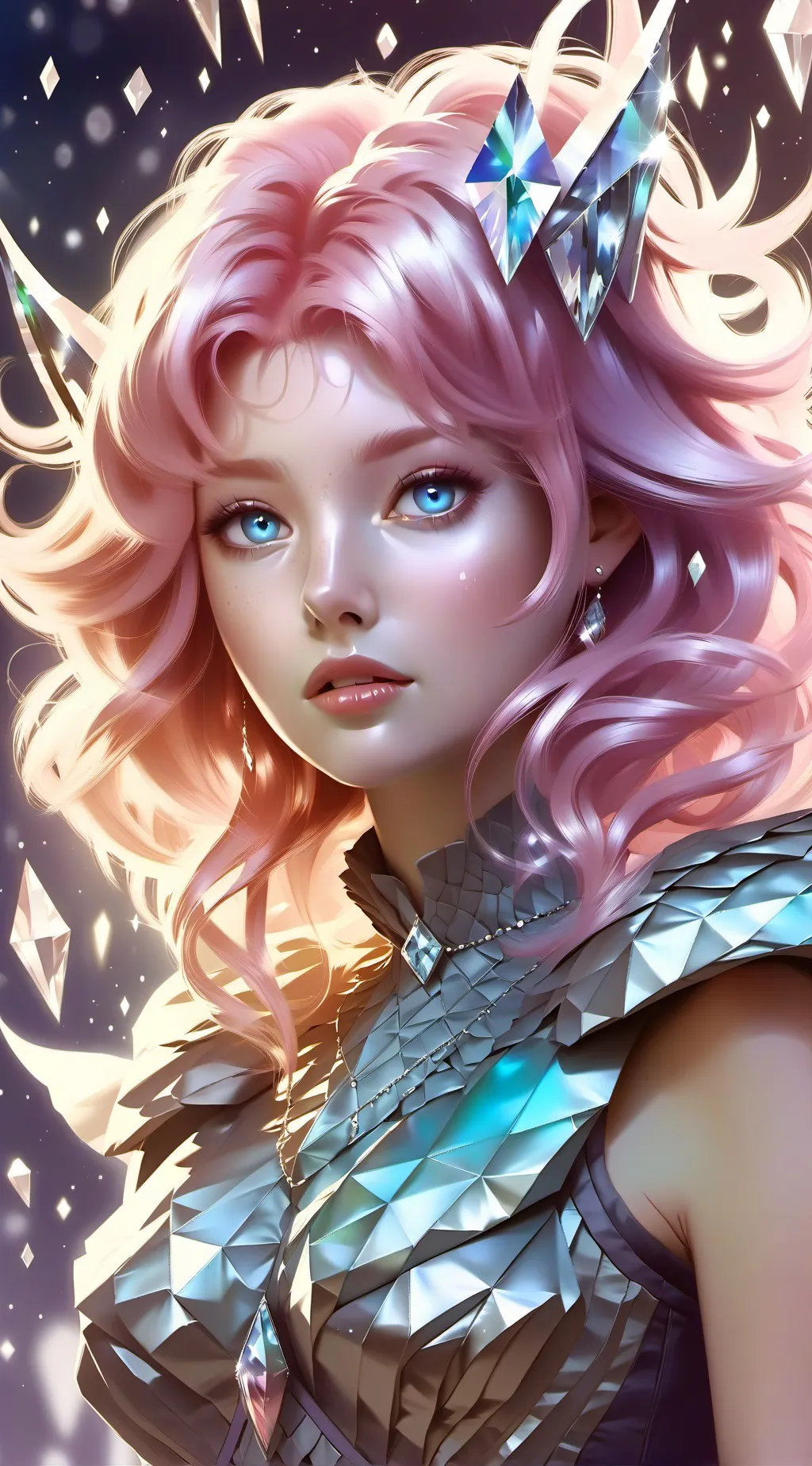 ai character: Selena  background