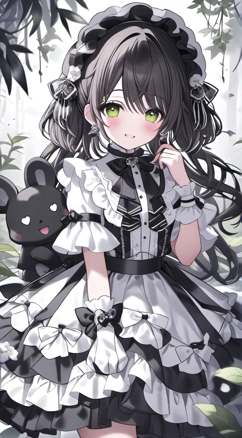 ai character: uppermoon  background